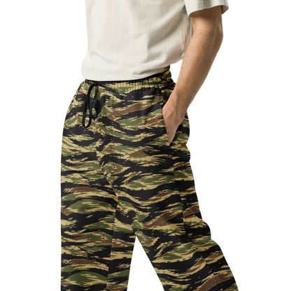 South Vietnamese Early War Tiger Stripe CAMO Unisex Wide-Leg Joggers