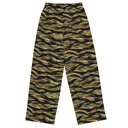 South Vietnamese Early War Tiger Stripe CAMO Unisex Wide-Leg Leisure Pants