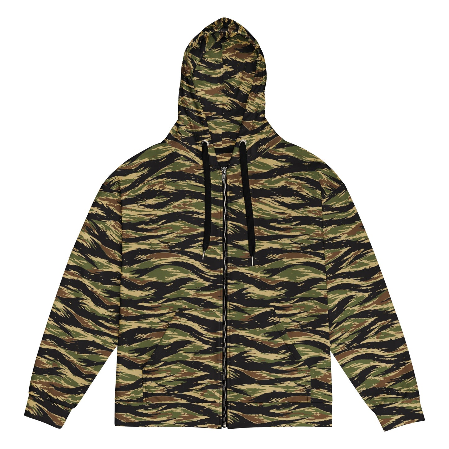 South Vietnamese Early War Tiger Stripe CAMO Unisex Zip Hoodie - 2XS