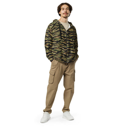 South Vietnamese Early War Tiger Stripe CAMO Unisex Zip Hoodie