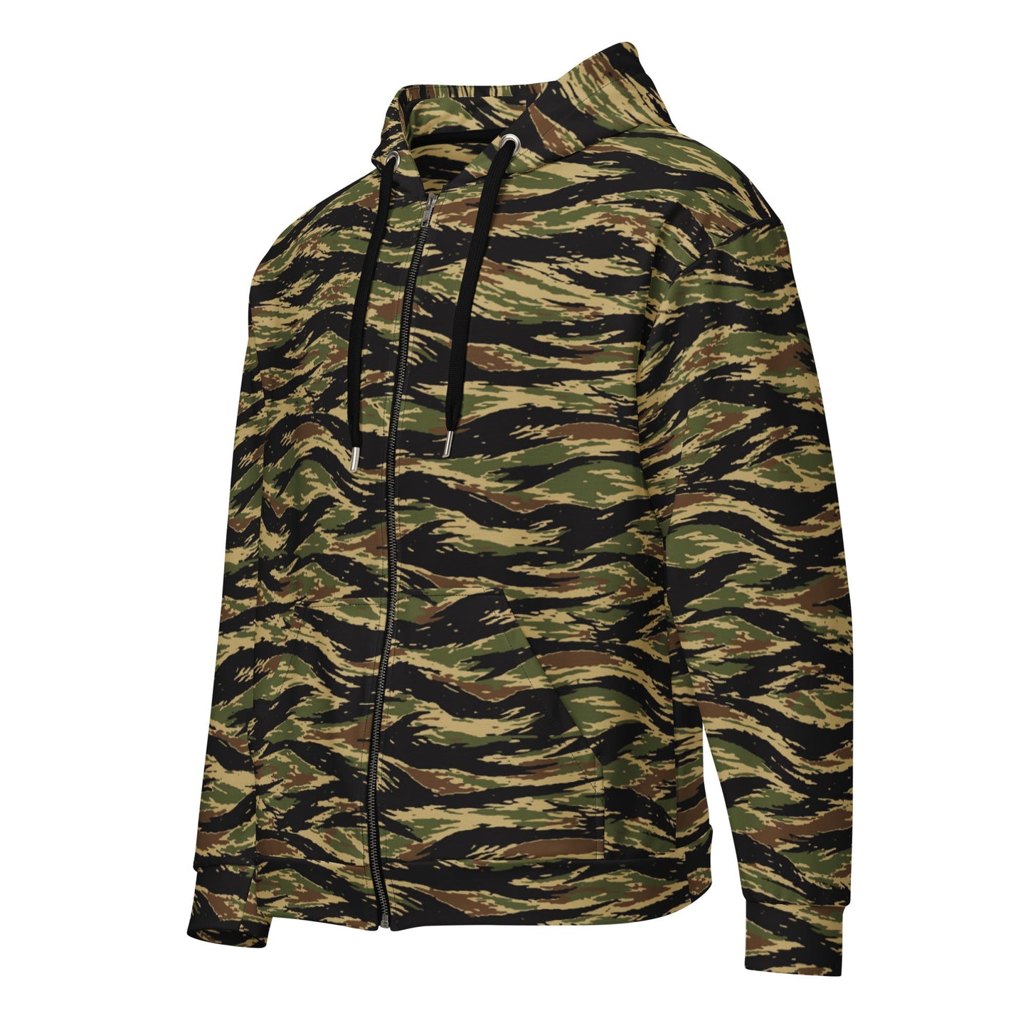 South Vietnamese Early War Tiger Stripe CAMO Unisex Zip Hoodie
