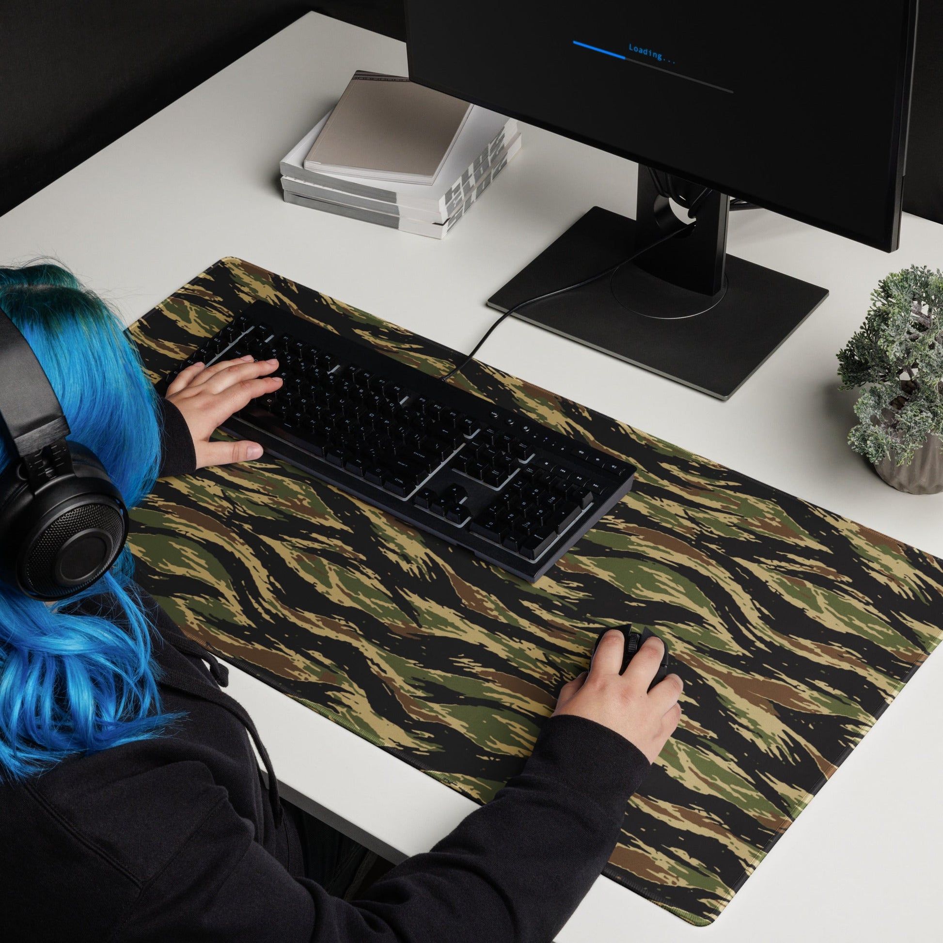 South Vietnamese Early War Tiger Stripe CAMO Universal Large Desk Pad