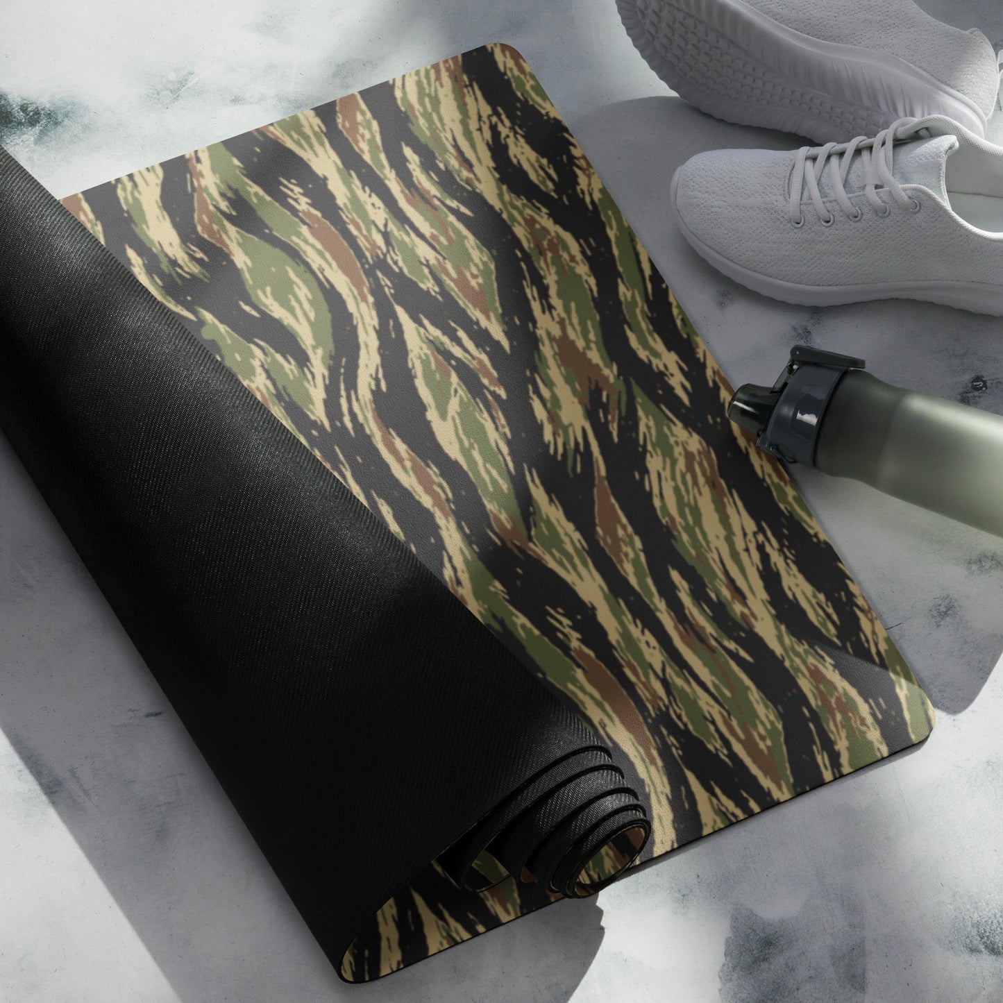 South Vietnamese Early War Tiger Stripe CAMO Yoga Mat
