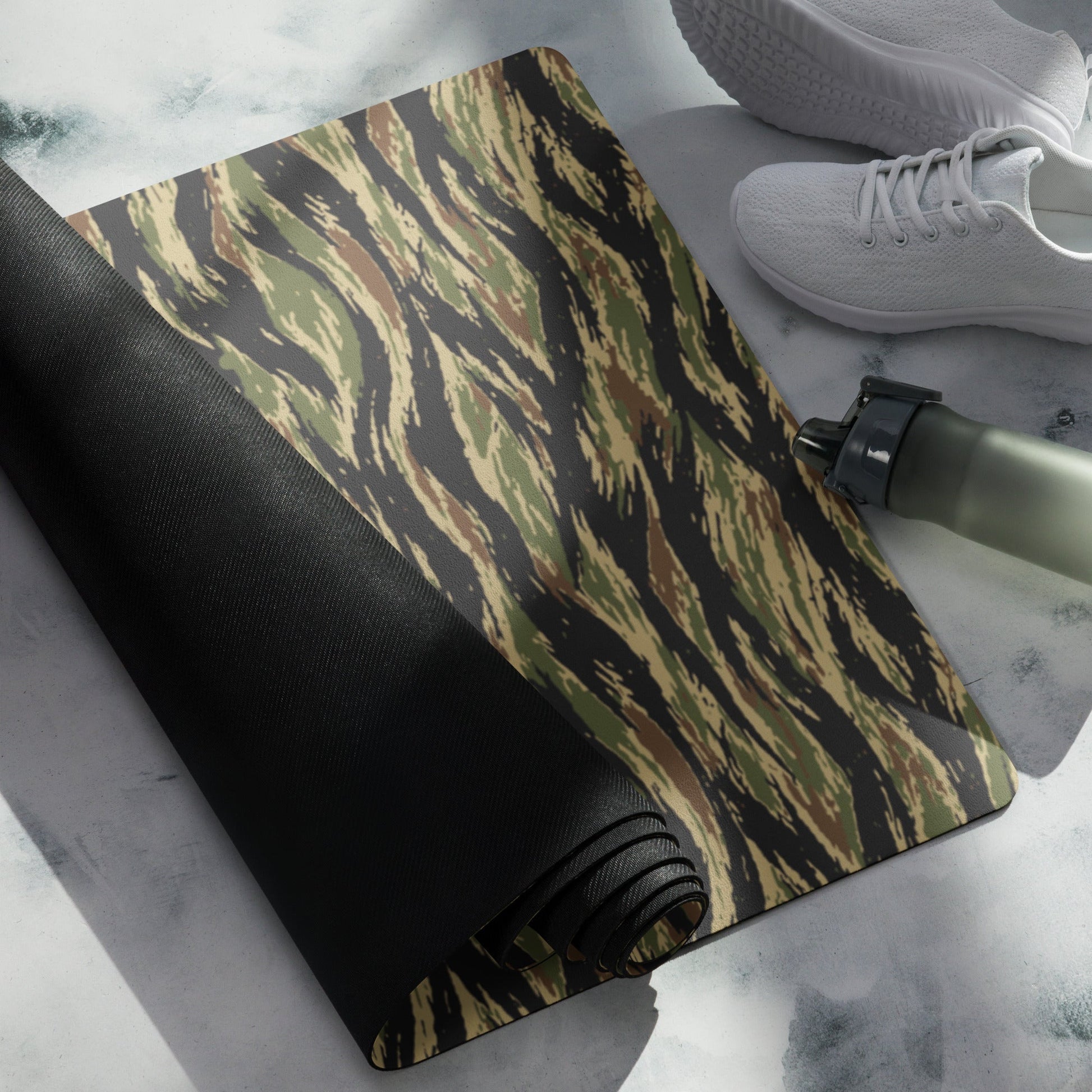 South Vietnamese Early War Tiger Stripe CAMO Yoga Mat