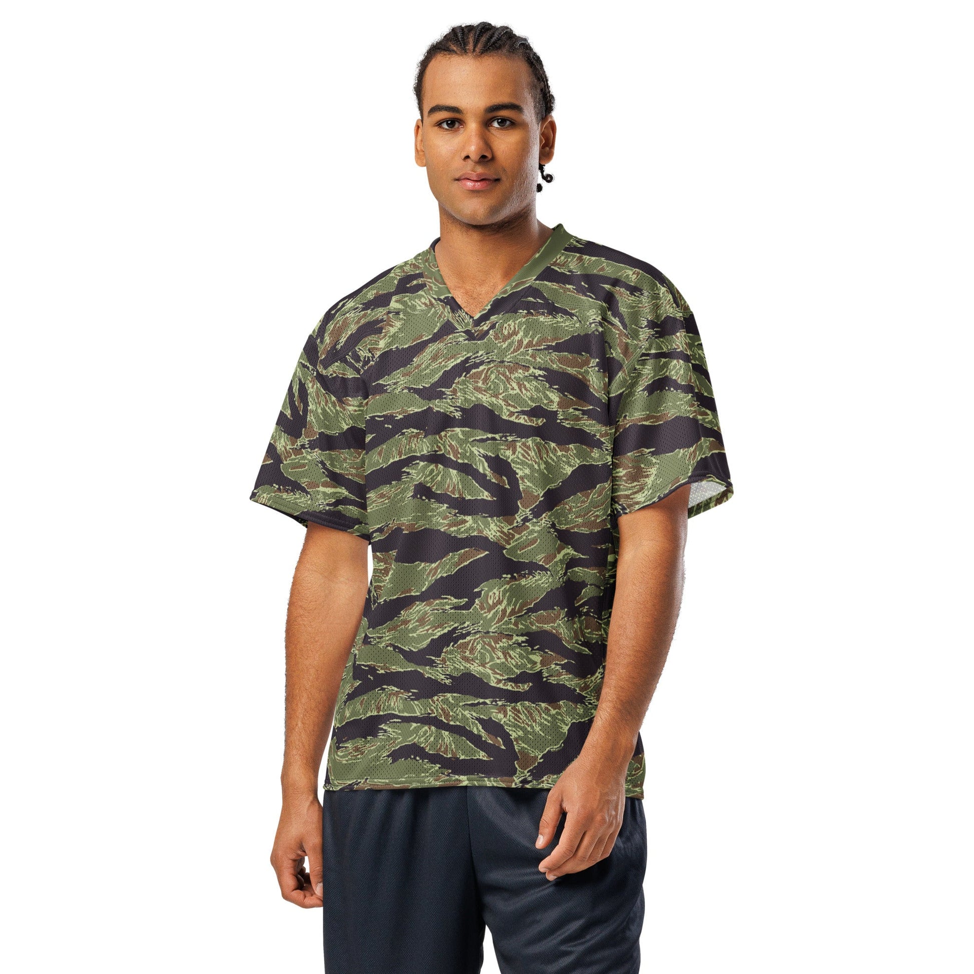 South Vietnamese Marine Corps Tiger Stripe CAMO Unisex American Football Jersey
