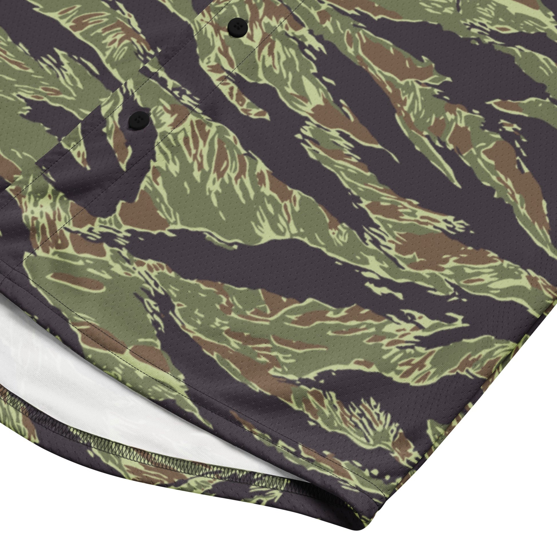 South Vietnamese Marine Corps Tiger Stripe CAMO baseball jersey - Baseball Jerseys