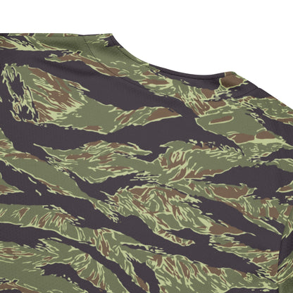 South Vietnamese Marine Corps Tiger Stripe CAMO baseball jersey - Baseball Jerseys