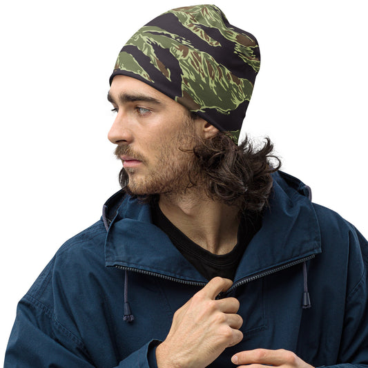 South Vietnamese Marine Corps Tiger Stripe CAMO Beanie - S - Beanies
