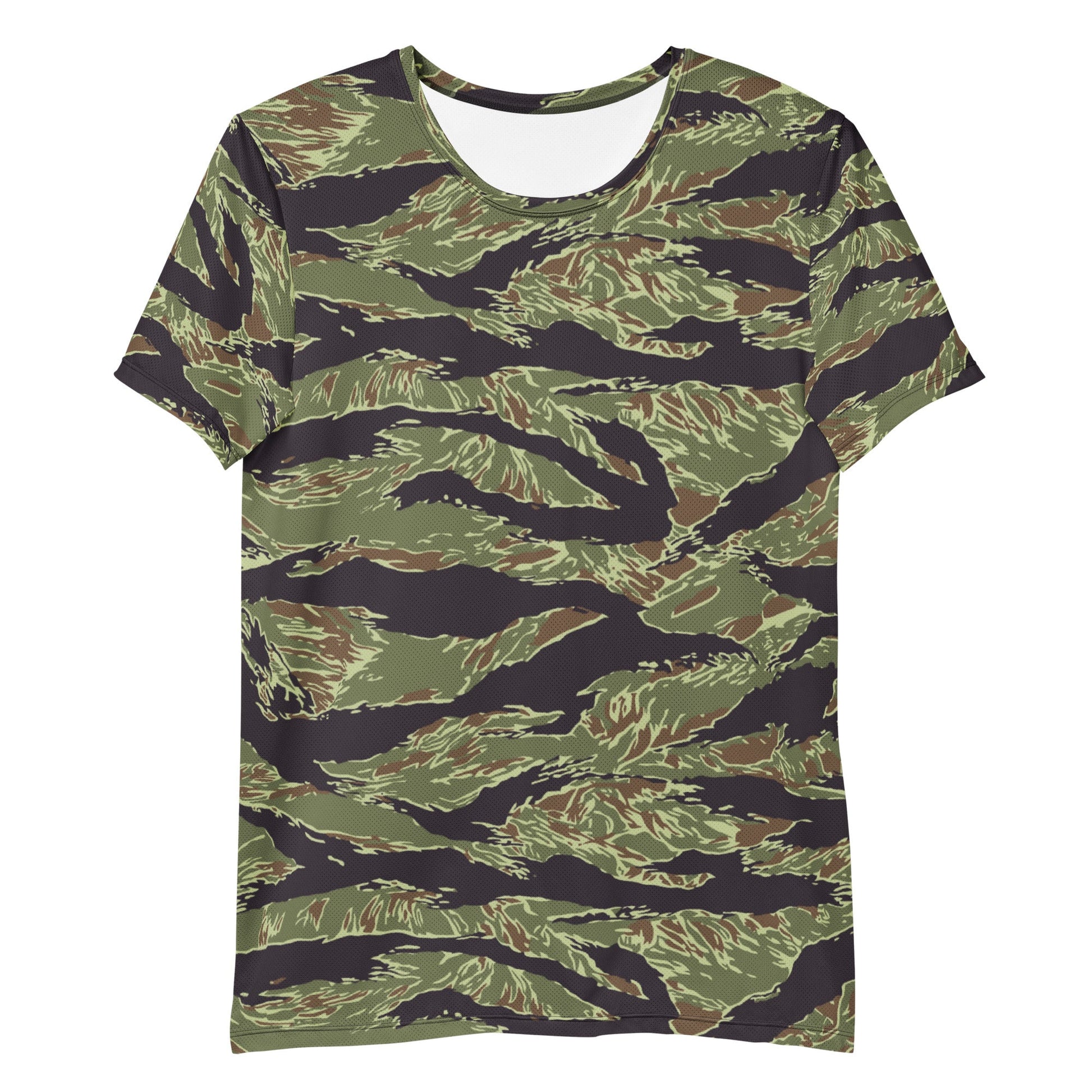 South Vietnamese Marine Corps Tiger Stripe CAMO Mens athletic t-shirt - Athletic T-Shirts