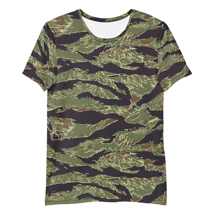 South Vietnamese Marine Corps Tiger Stripe CAMO Mens athletic t-shirt - Athletic T-Shirts