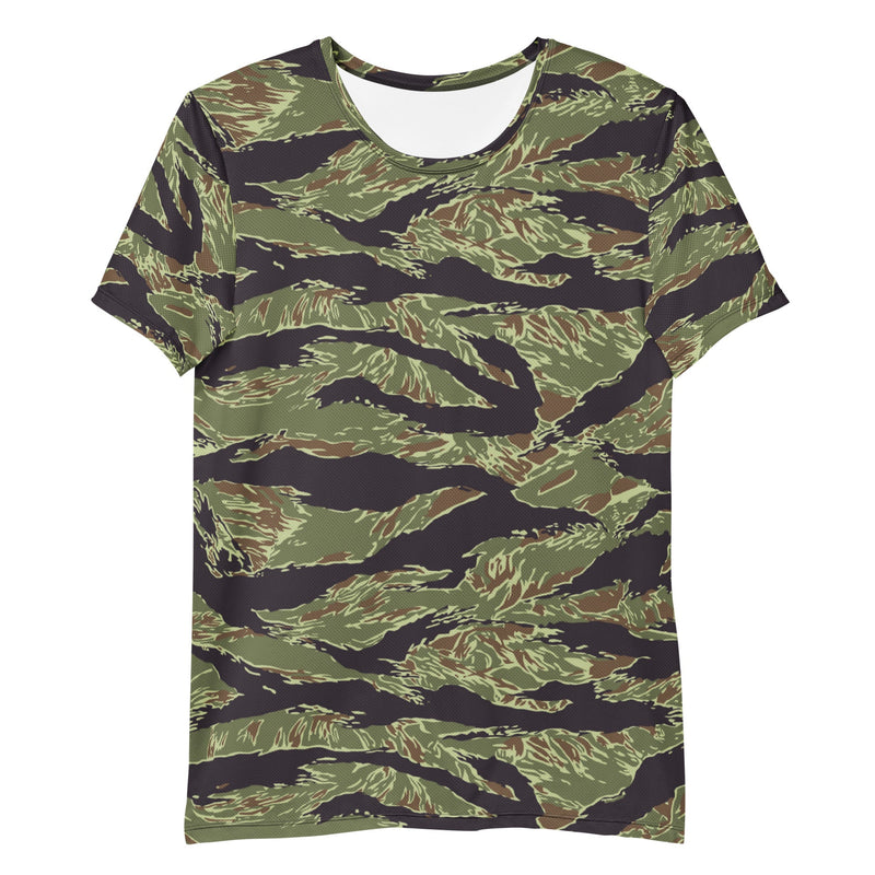 Tiger Stripe Vietnam Marine CAMO Mens Athletic T-Shirt - Shirt