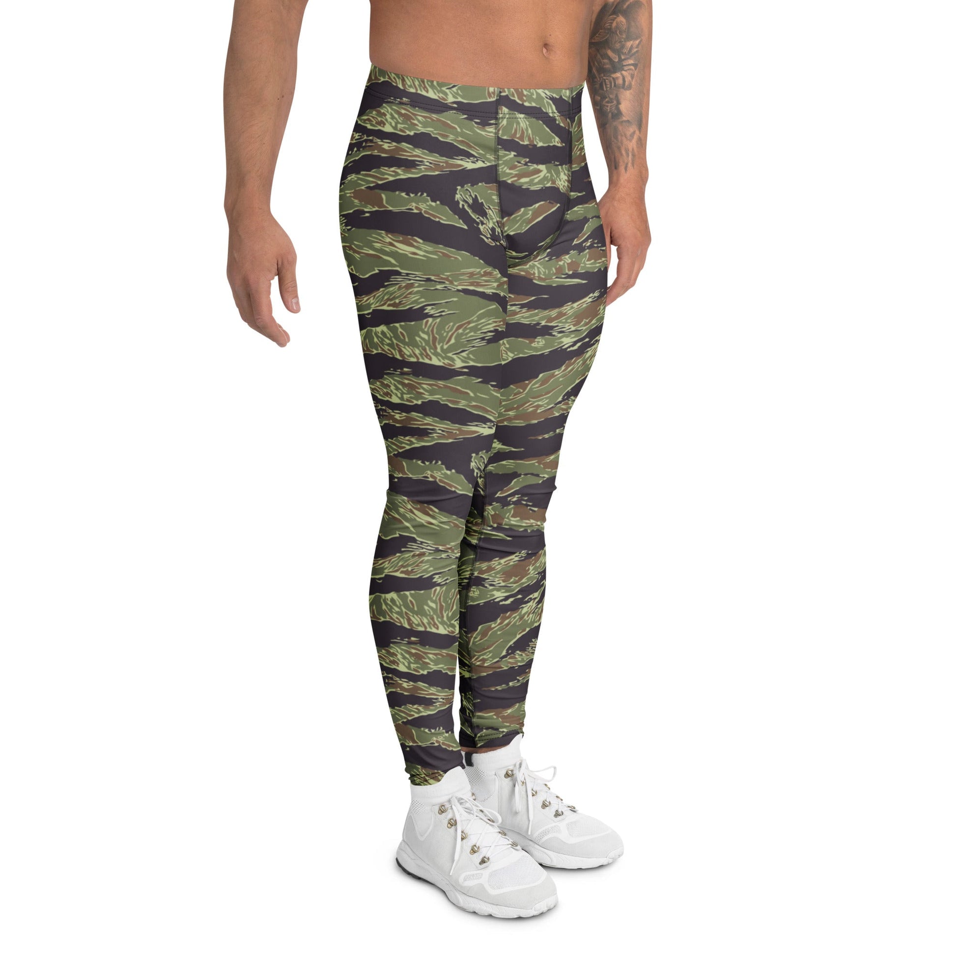 South Vietnamese Marine Corps Tiger Stripe CAMO Mens Leggings