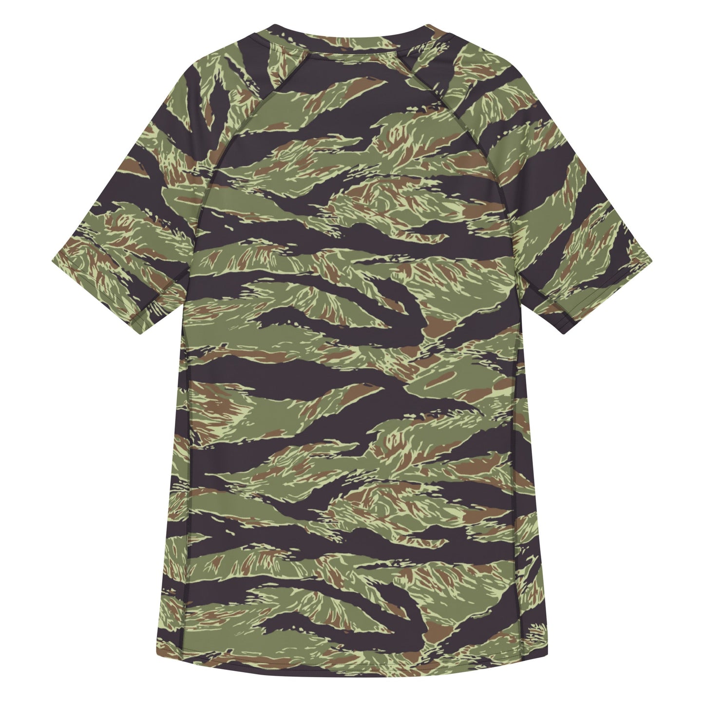 South Vietnamese Marine Corps Tiger Stripe CAMO Mens Short-Sleeve Rash Guard - Short-sleeve Guards