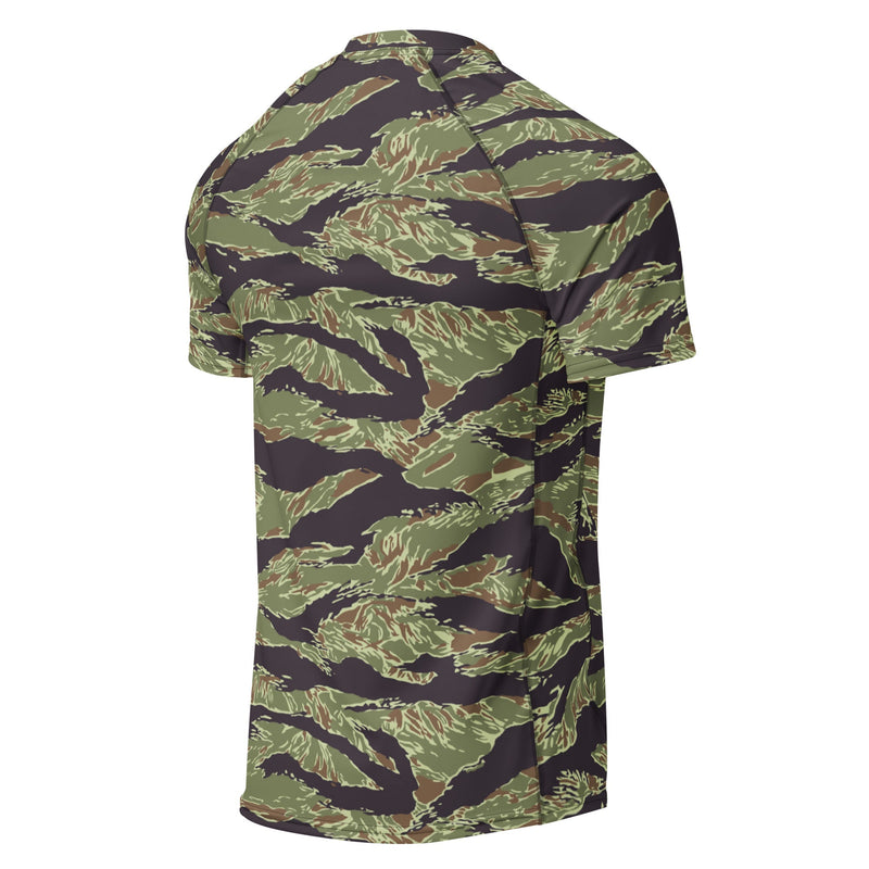 Tiger Stripe Vietnam Marine CAMO Mens Short-Sleeve Rash Guard - SS