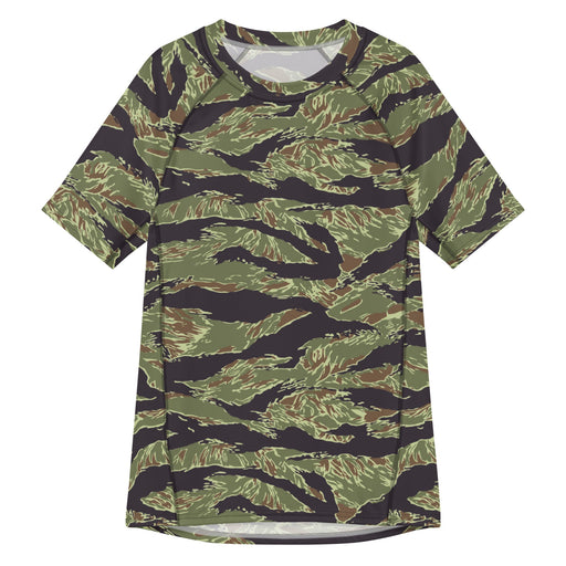 Tiger Stripe Vietnam Marine CAMO Mens Short-Sleeve Rash Guard - 2XS - SS