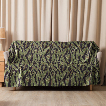 South Vietnamese Marine Corps Tiger Stripe CAMO Sherpa Blanket