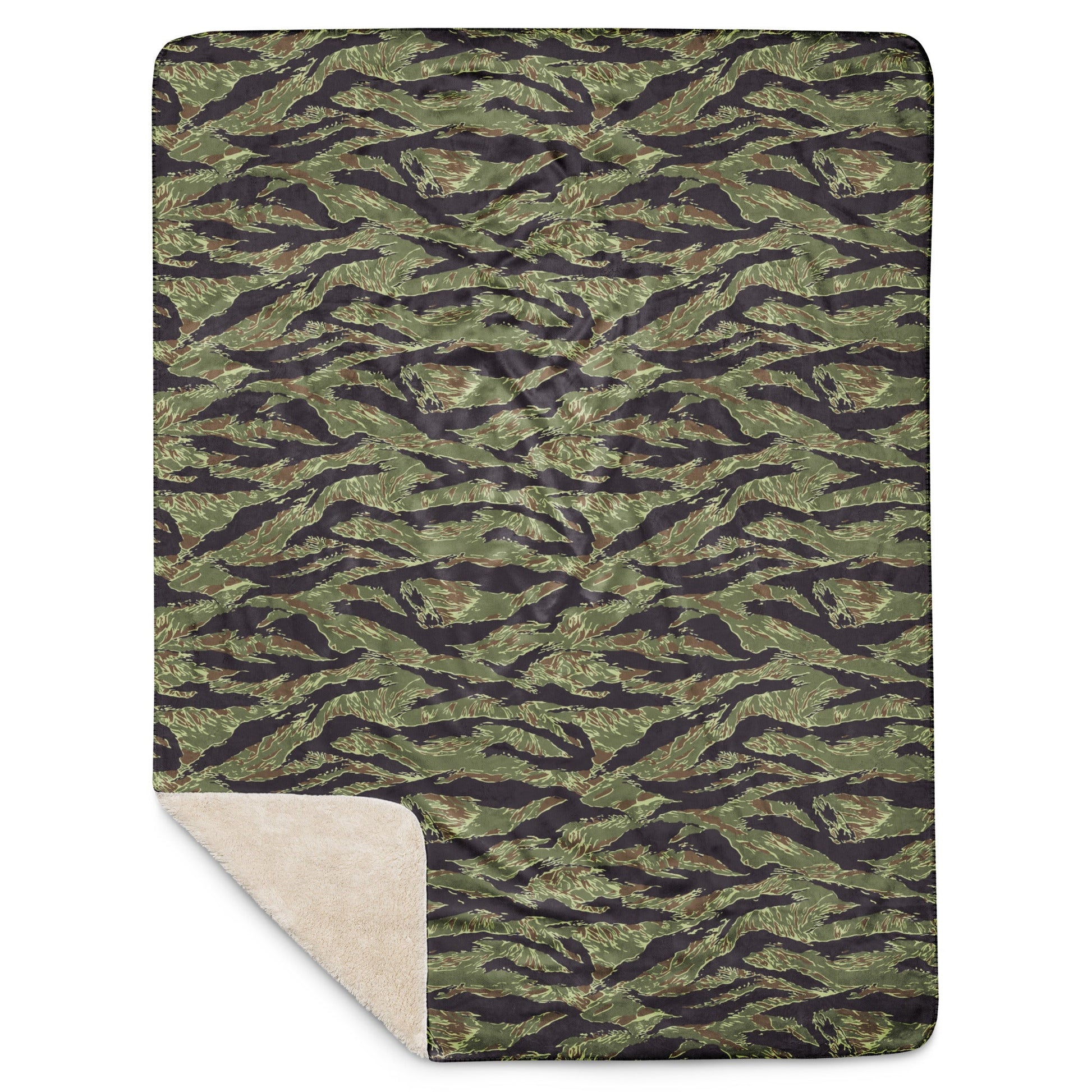 South Vietnamese Marine Corps Tiger Stripe CAMO Sherpa Blanket