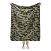 Tiger Stripe Vietnam Marine CAMO Sherpa Blanket - 50″×60″
