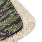 Tiger Stripe Vietnam Marine CAMO Sherpa Blanket