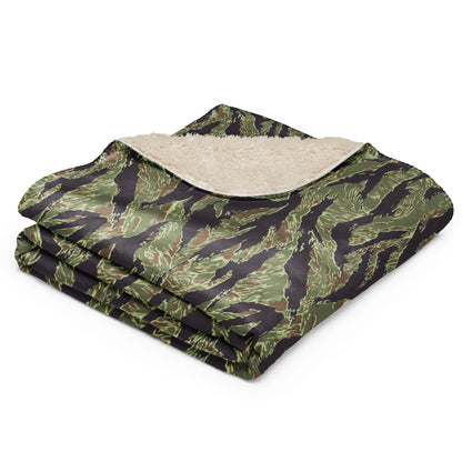 South Vietnamese Marine Corps Tiger Stripe CAMO Sherpa Blanket