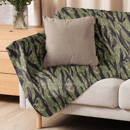 South Vietnamese Marine Corps Tiger Stripe CAMO Sherpa Blanket