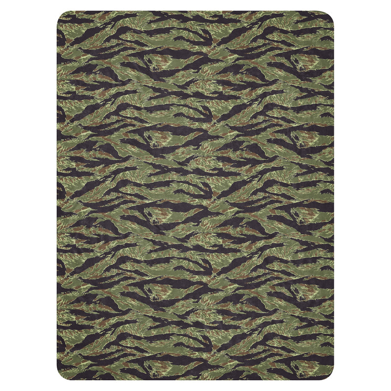 Tiger Stripe Vietnam Marine CAMO Sherpa Blanket