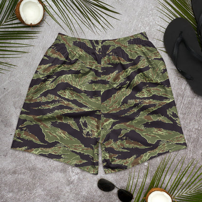 South Vietnamese Marine Corps Tiger Stripe CAMO Unisex Athletic Long Shorts