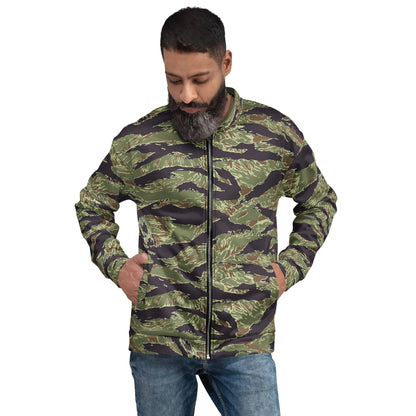 South Vietnamese Marine Corps Tiger Stripe CAMO Unisex Bomber Jacket - XS