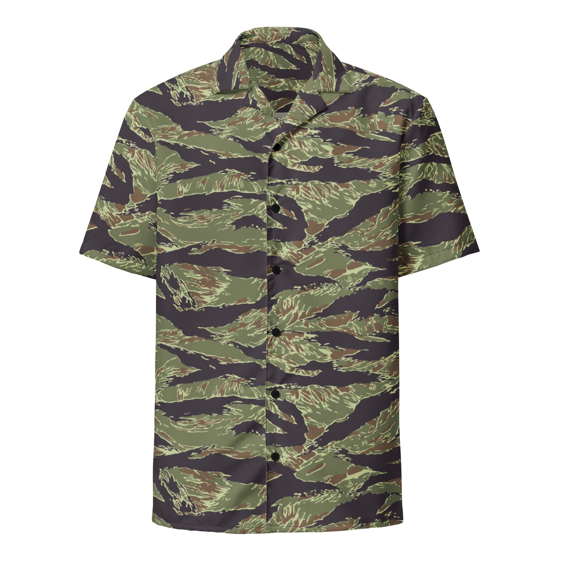 South Vietnamese Marine Corps Tiger Stripe CAMO Unisex button shirt - Button Shirts