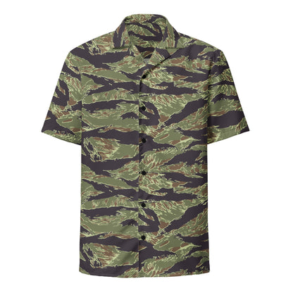 South Vietnamese Marine Corps Tiger Stripe CAMO Unisex button shirt - Button Shirts