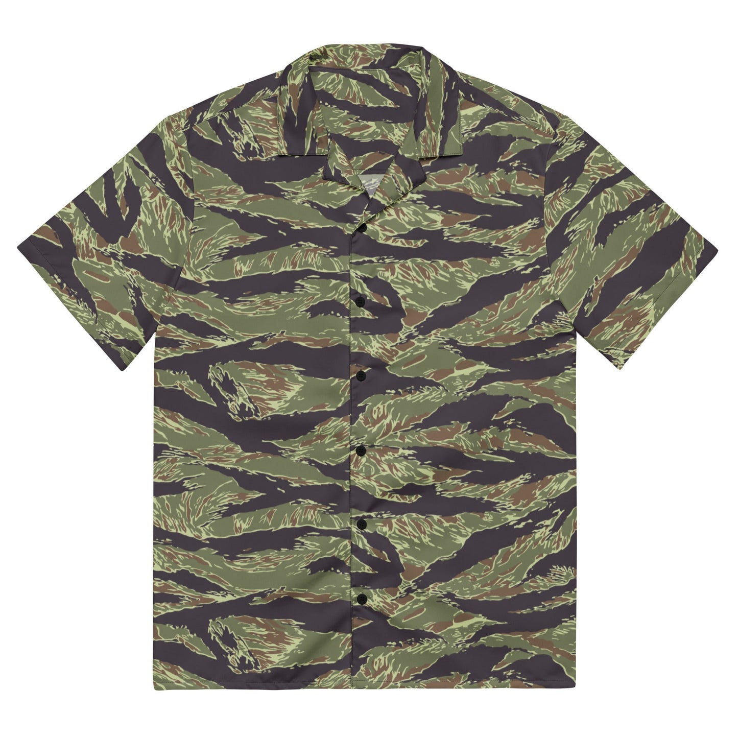 South Vietnamese Marine Corps Tiger Stripe CAMO Unisex button shirt - 2XS - Button Shirts