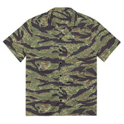 Tiger Stripe Vietnam Marine CAMO Unisex Short-Sleeve Button Shirt - 2XS
