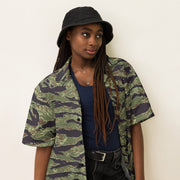 Tiger Stripe Vietnam Marine CAMO Unisex Short-Sleeve Button Shirt