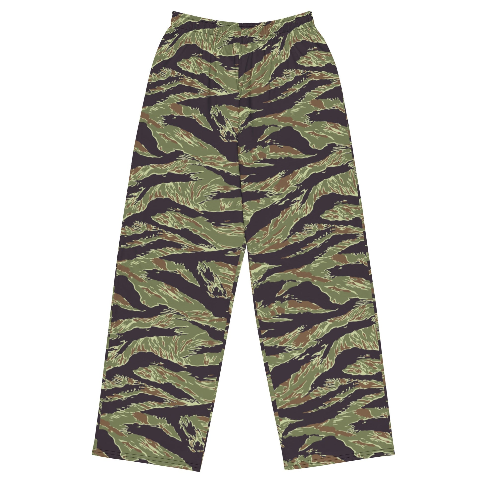South Vietnamese Marine Corps Tiger Stripe CAMO Unisex Wide-Leg Leisure Pants - 2XS