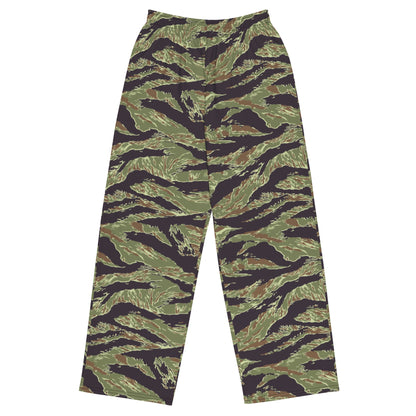 South Vietnamese Marine Corps Tiger Stripe CAMO Unisex Wide-Leg Leisure Pants - 2XS