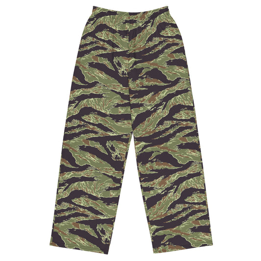 South Vietnamese Marine Corps Tiger Stripe CAMO unisex wide-leg pants - 2XS - Wide-leg Pants
