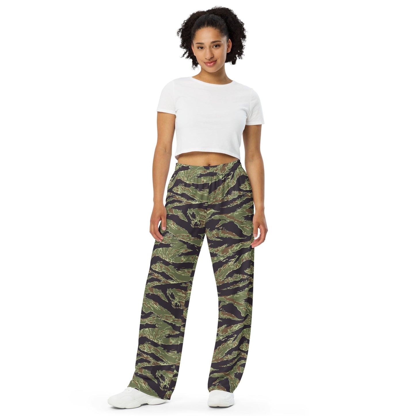 South Vietnamese Marine Corps Tiger Stripe CAMO Unisex Wide-Leg Leisure Pants
