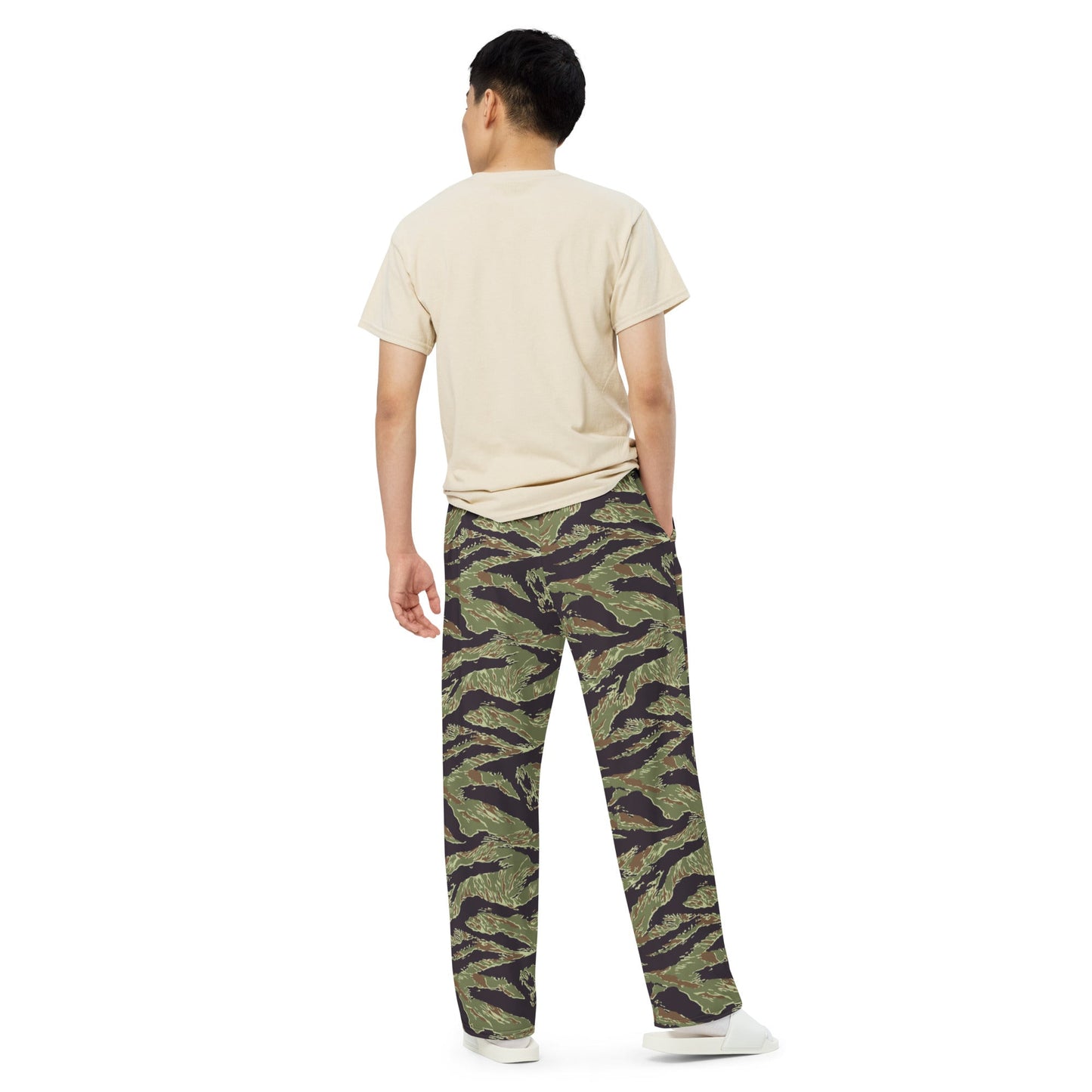 South Vietnamese Marine Corps Tiger Stripe CAMO Unisex Wide-Leg Leisure Pants