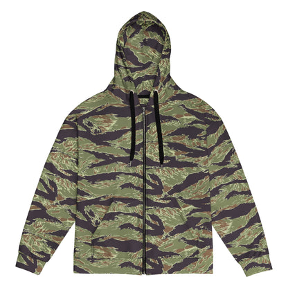 South Vietnamese Marine Corps Tiger Stripe CAMO Unisex zip hoodie - 2XS - Zip Hoodies