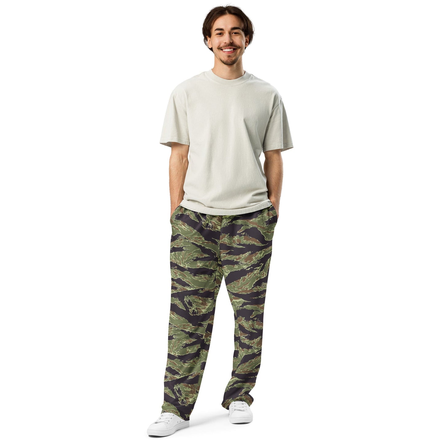 South Vietnamese Marine Corps Tiger Stripe CAMO Wide-leg joggers - Joggers
