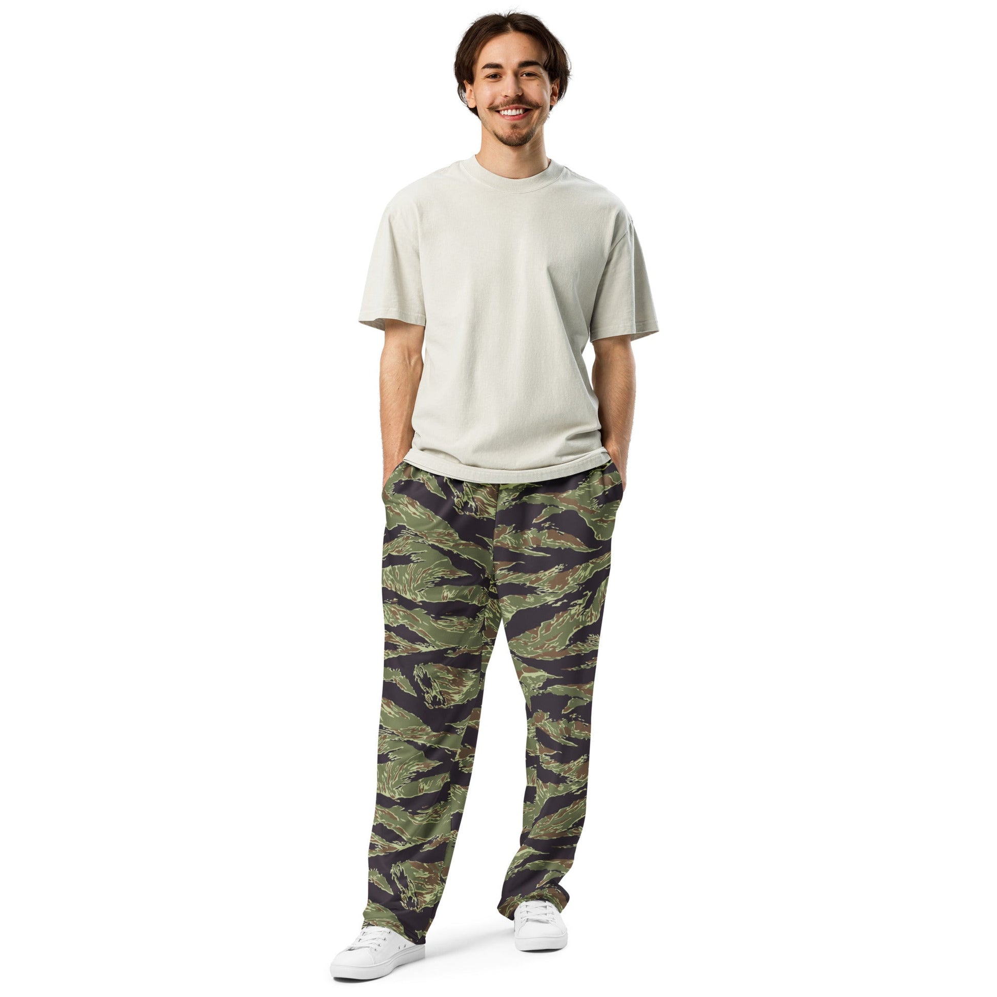 South Vietnamese Marine Corps Tiger Stripe CAMO Wide-leg joggers - Joggers