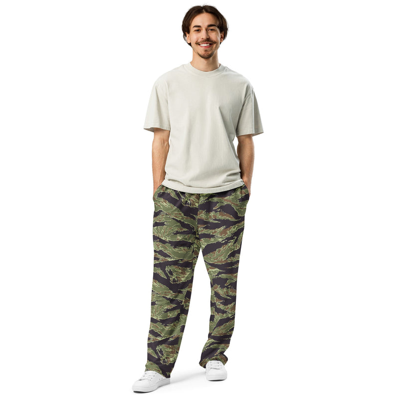 Tiger Stripe Vietnam Marine CAMO Unisex Wide-Leg Joggers