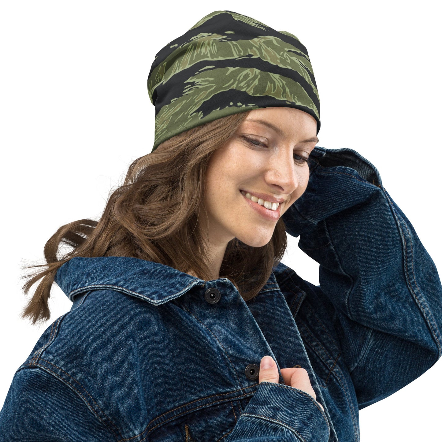 South Vietnamese Sea Wave Tiger Stripe CAMO Beanie