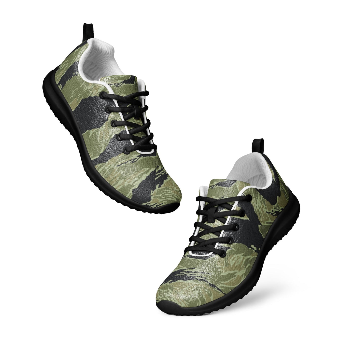 South Vietnamese Sea Wave Tiger Stripe CAMO Mens Athletic Shoes