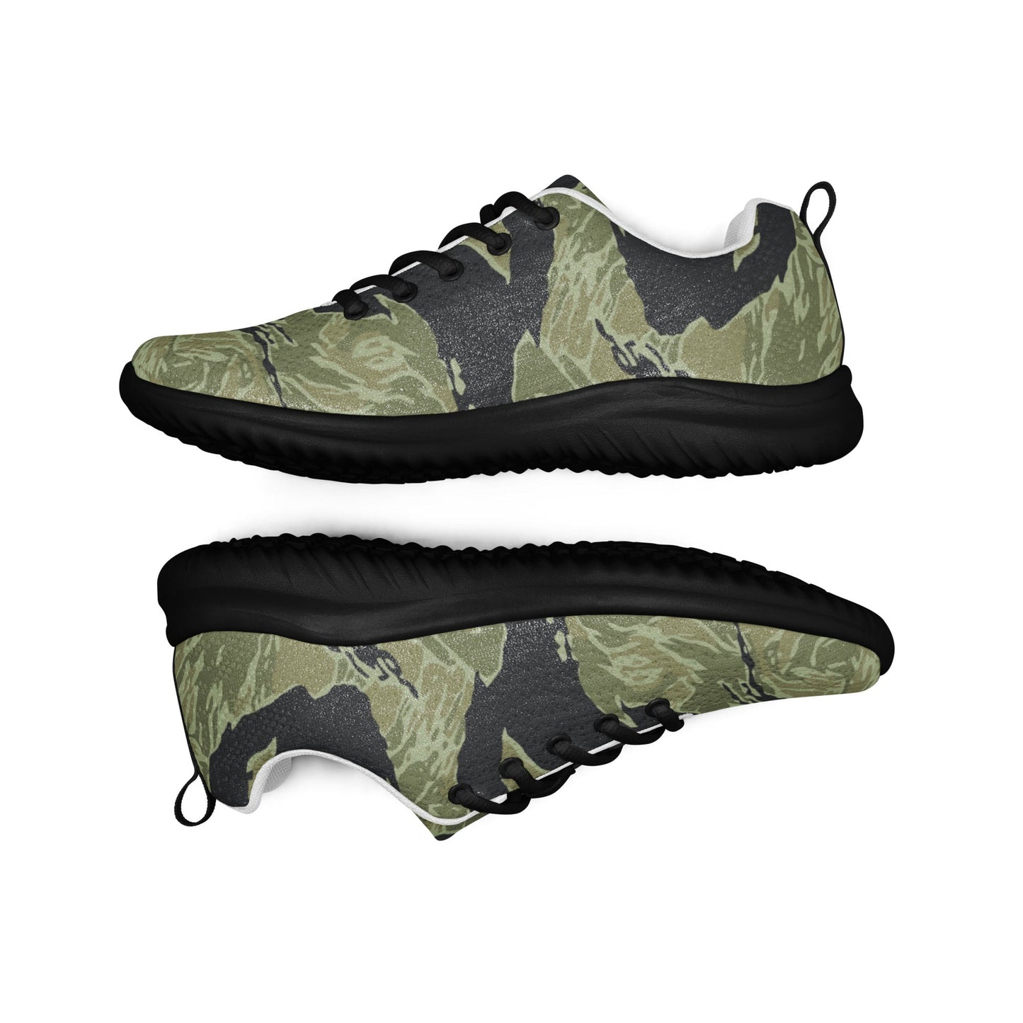 South Vietnamese Sea Wave Tiger Stripe CAMO Mens Athletic Shoes