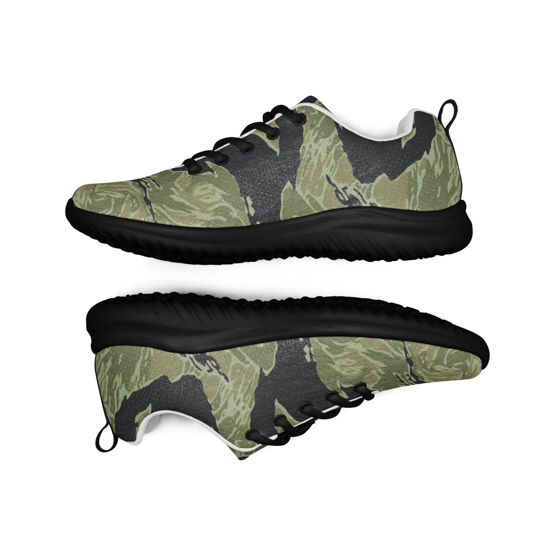 South Vietnamese Sea Wave Tiger Stripe CAMO Mens Athletic Shoes