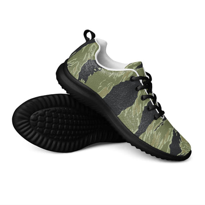 South Vietnamese Sea Wave Tiger Stripe CAMO Mens Athletic Shoes - 5