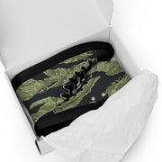 Tiger Stripe Sea Wave CAMO Mens High-Top Canvas Shoes