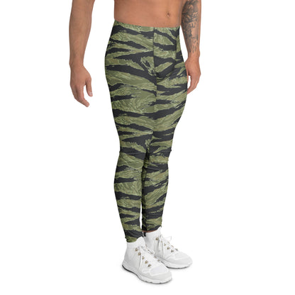 South Vietnamese Sea Wave Tiger Stripe CAMO Mens Leggings