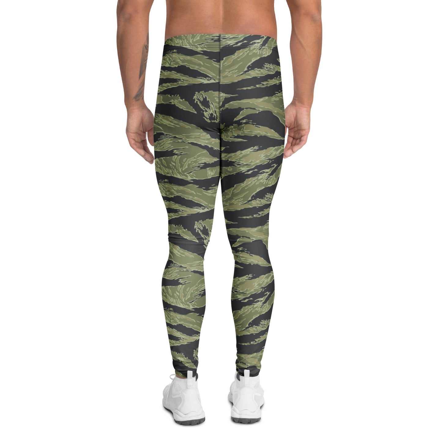 South Vietnamese Sea Wave Tiger Stripe CAMO Mens Leggings